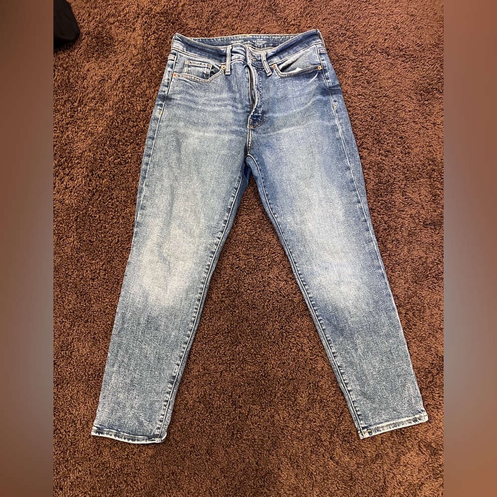 Old Navy Light Blue Cropped Jeans